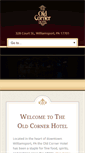 Mobile Screenshot of oldcornerhotel.com